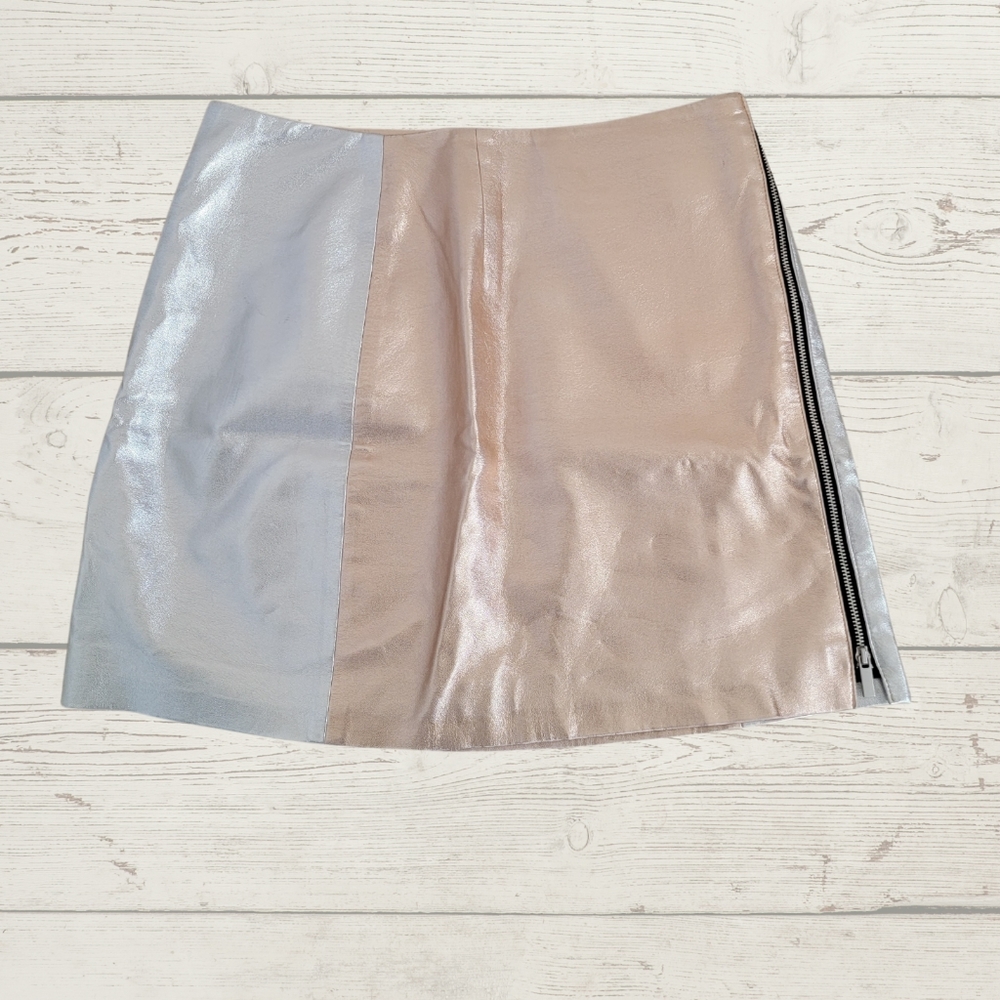 French Connection Metallic Skirt Size 6
